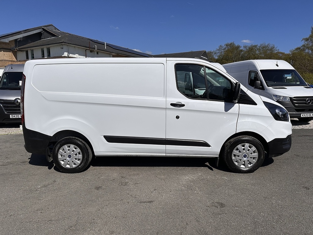 Ford Transit Custom 300 Ecoblue Leader L1h1 Euro 6 Ac 2023 U2630 Ule WN23ZDK White #4