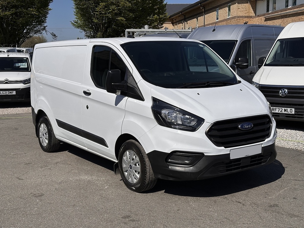 Ford Transit Custom 300 Ecoblue Leader L1h1 Euro 6 Ac 2023 U2630 Ule WN23ZDK White #3