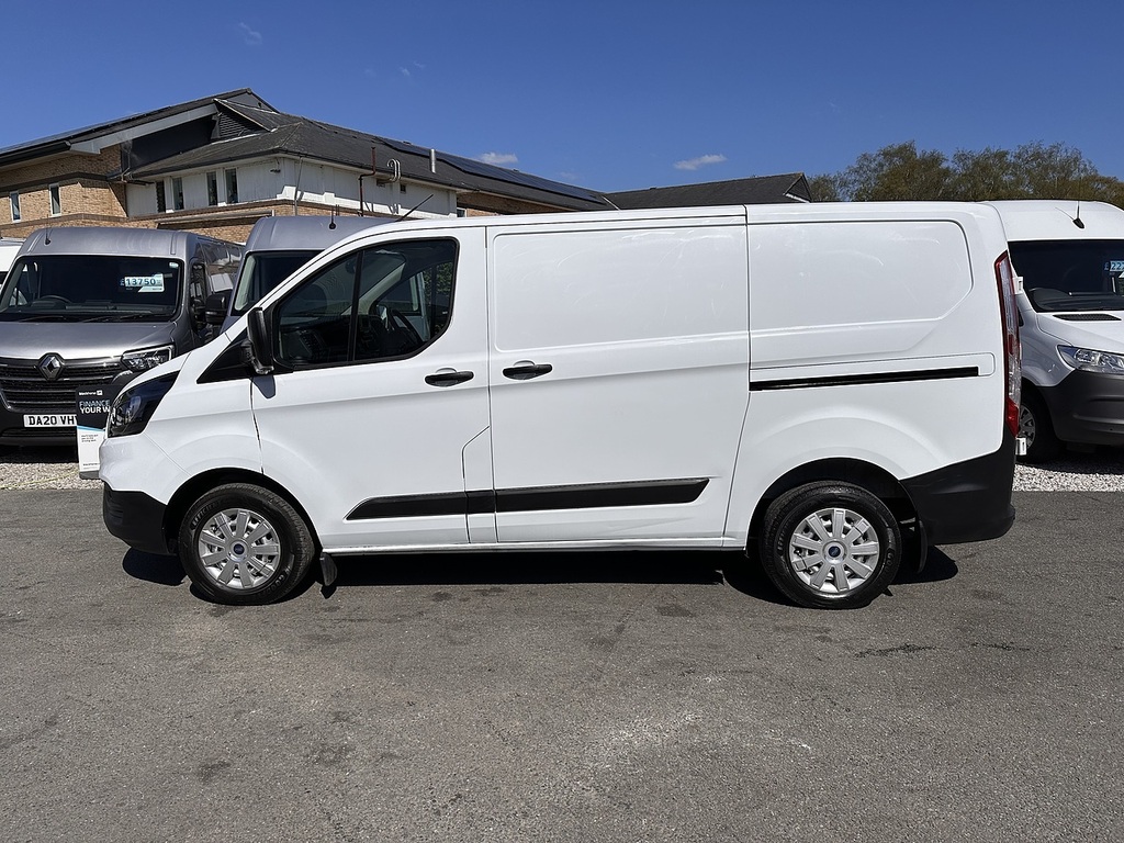 Ford Transit Custom 300 Ecoblue Leader L1h1 Euro 6 Ac 2023 U2630 Ule WN23ZDK White #5