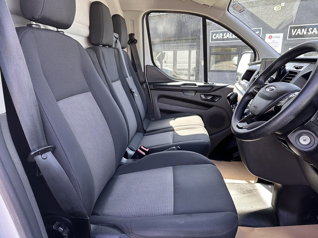 Ford Transit Custom 300 Ecoblue Leader L1h1 Euro 6 Ac 2023 U2630 Ule WN23ZDK White #2