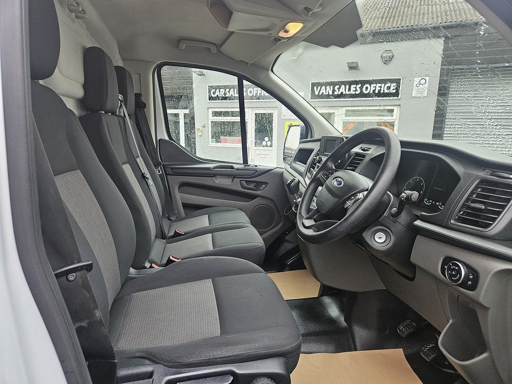 Ford Transit Custom 300 Ecoblue Leader L1h1 Euro 6 Ac 2021 U2663 Ule WP21FYV White #2