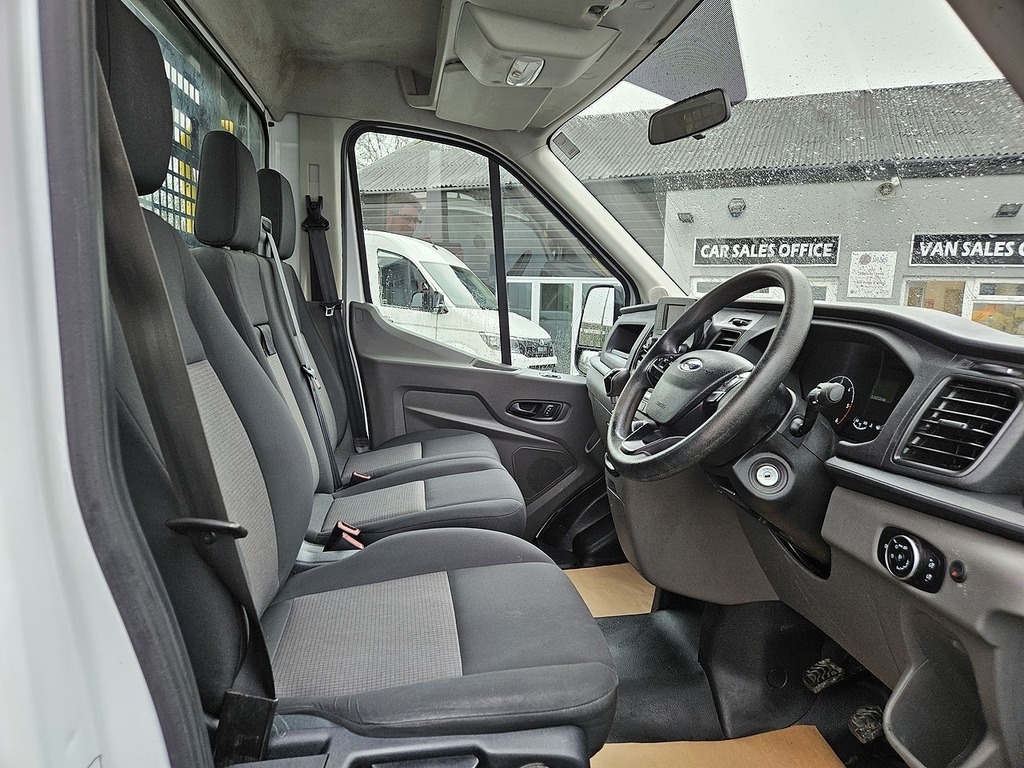 Ford Transit Custom 350 Ecoblue Mhev Leader Dropside L4 Rwd Euro 6 130 White