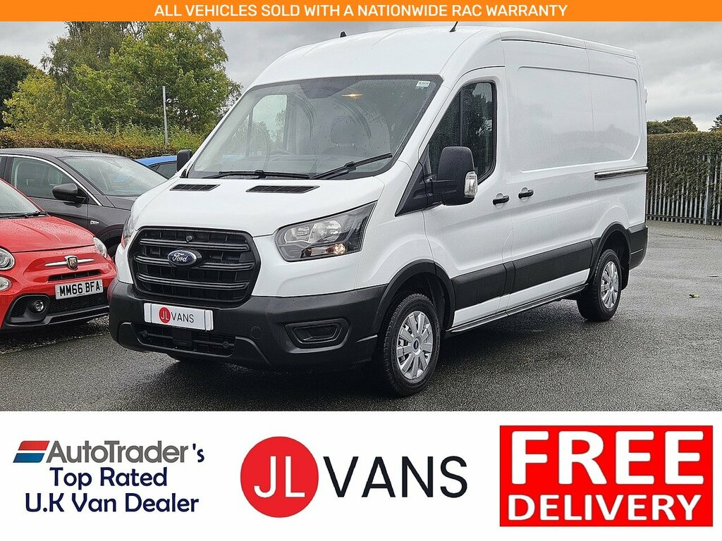Ford Transit Custom 330 Ecoblue Leader L2h2 Euro 6 Ac 2020 U2677 Ule White