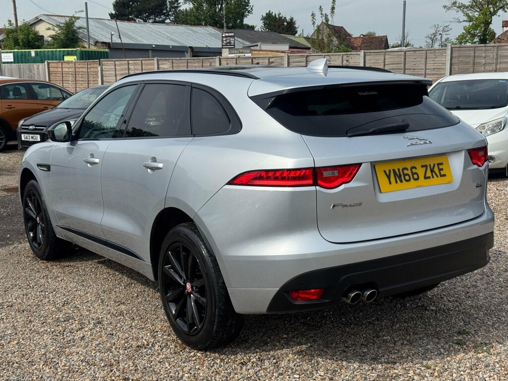Jaguar F-Pace 2.0 D180 R-sport Awd Euro 6 Ss YN66ZKE Silver #4