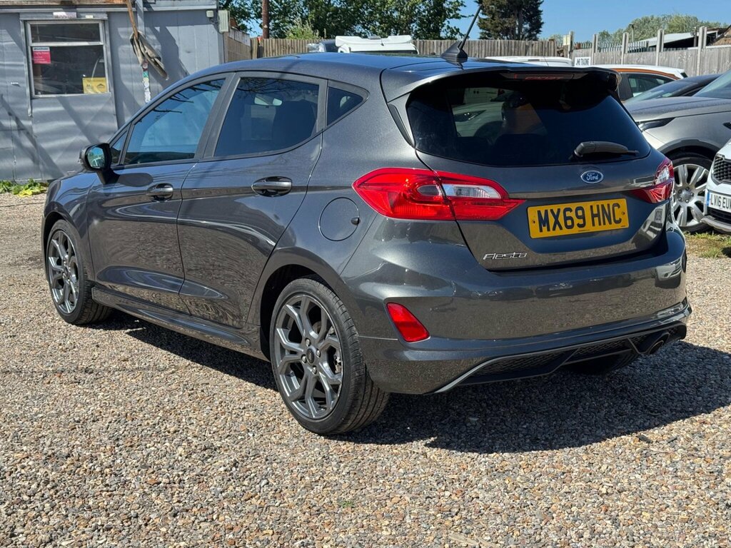 Ford Fiesta 1.0T Ecoboost St-line Euro 6 Ss MX69HNC Grey #4