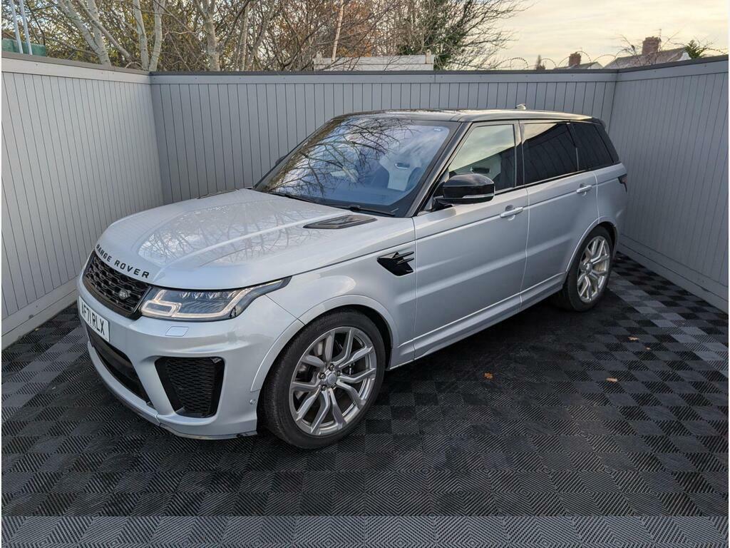 Land Rover Range Rover Sport 5.0 P575 V8 Svr 4Wd Euro 6 Ss AF71RLX Silver #4