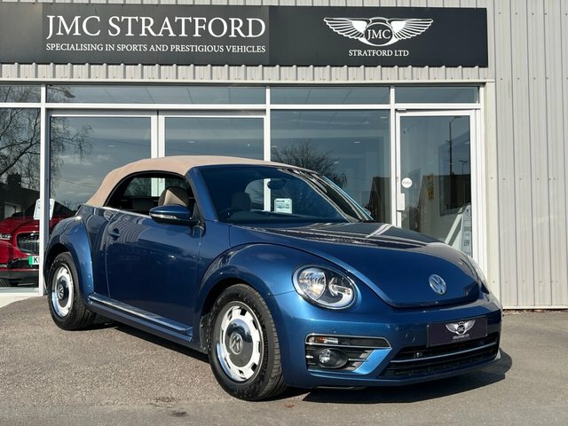 Volkswagen Beetle 2016 1.2 Tsi Bluemotion Tech Design Cabriolet Blue #2