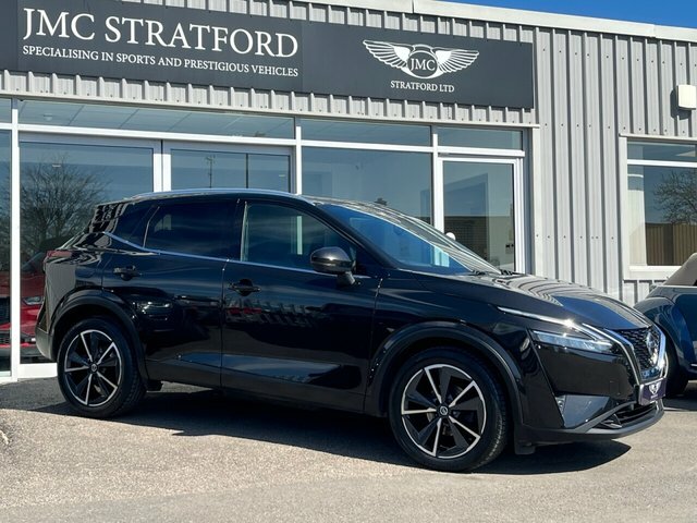 Nissan Qashqai 2022 1.3 Dig-t Mhev Tekna Suv Hybrid Ma YS22MZJ Black #2