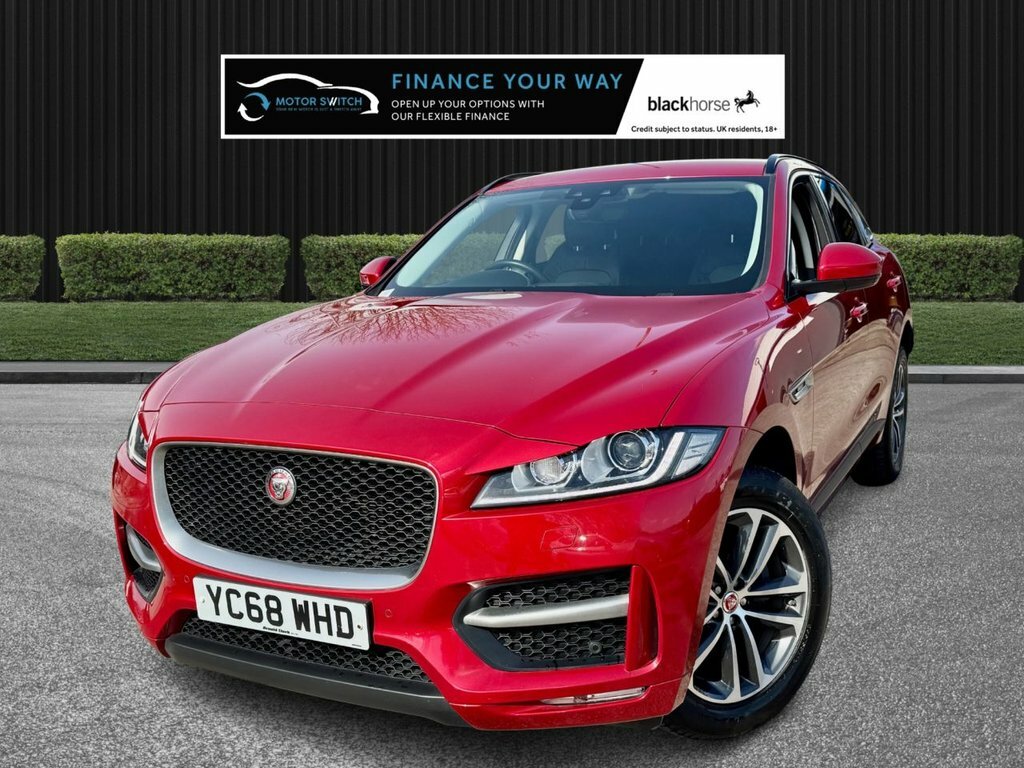 Jaguar F-Pace 2L R-sport YC68WHD Red #3