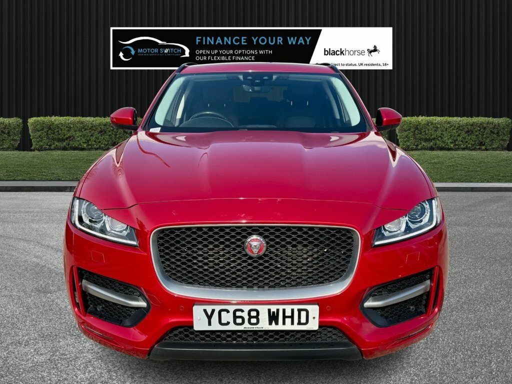 Jaguar F-Pace 2L R-sport YC68WHD Red #2