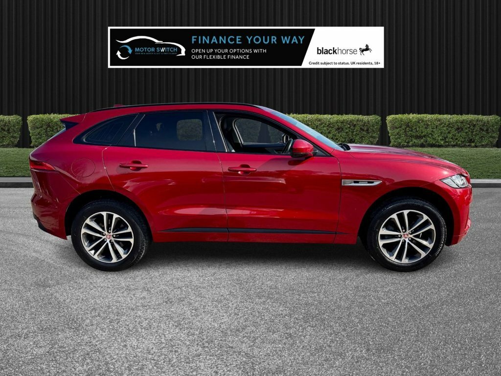 Jaguar F-Pace 2L R-sport YC68WHD Red #4