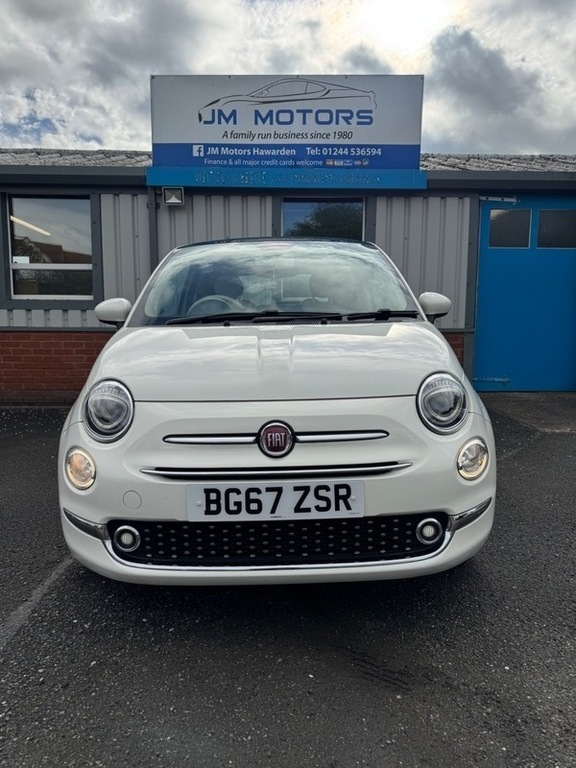 Fiat 500 Lounge White #5