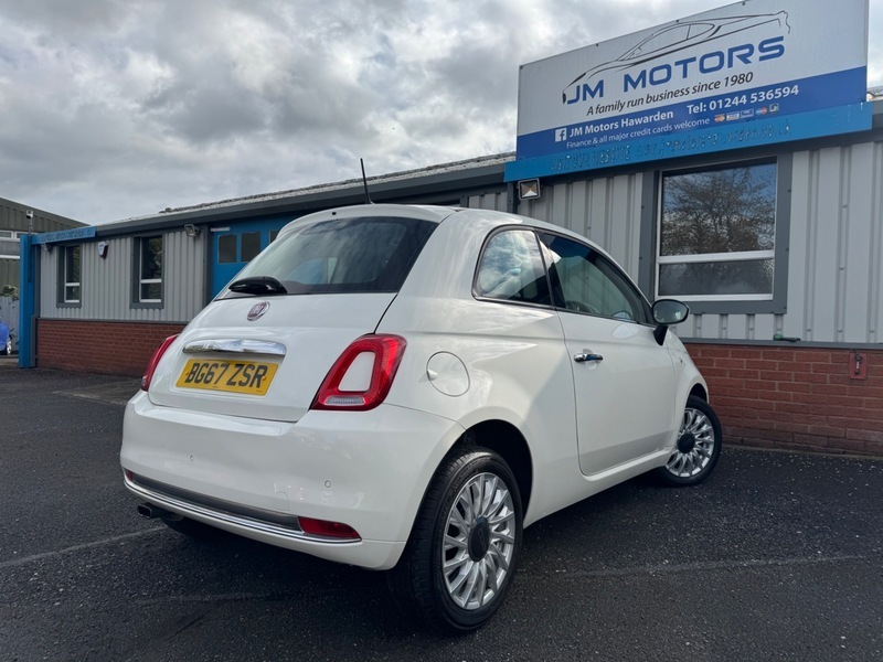 Fiat 500 Lounge White #3