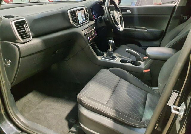 Kia Sportage 2018 1.6 Gdi 2 Suv Euro 6 Ss BD68NNT Black #5