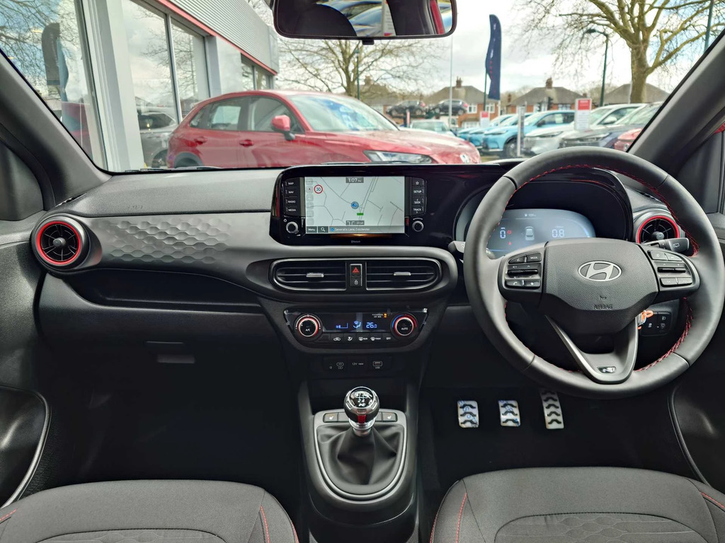 Hyundai I10 1.0T 90 N Line Nav AF75EUH Red #4