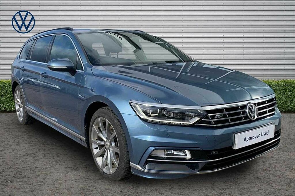 Volkswagen Passat Estate 2.0 Tdi 150Ps R-line Dsg DE68UEP Blue #2