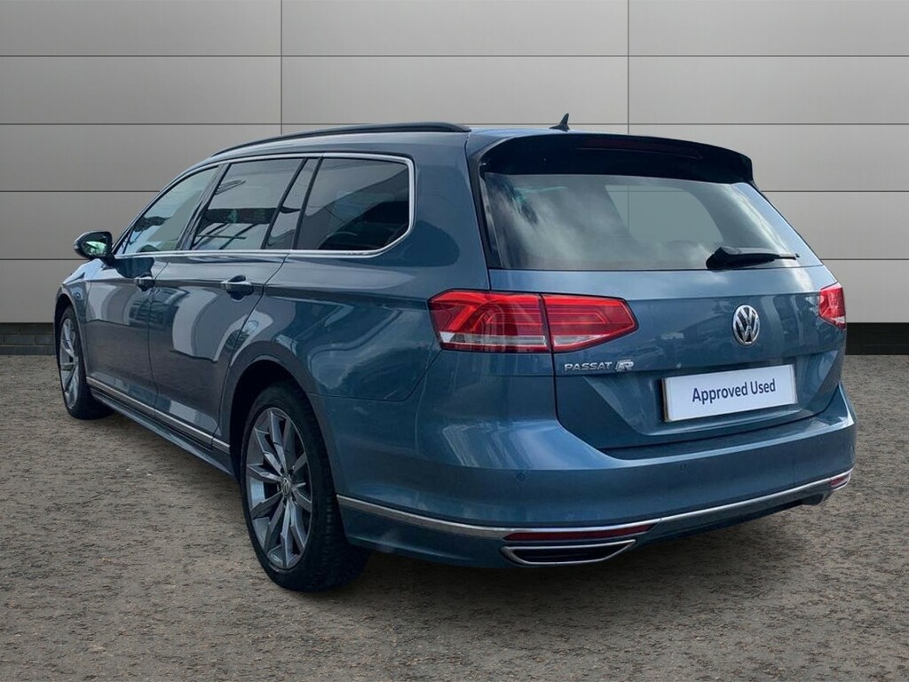 Volkswagen Passat Estate 2.0 Tdi 150Ps R-line Dsg DE68UEP Blue #4