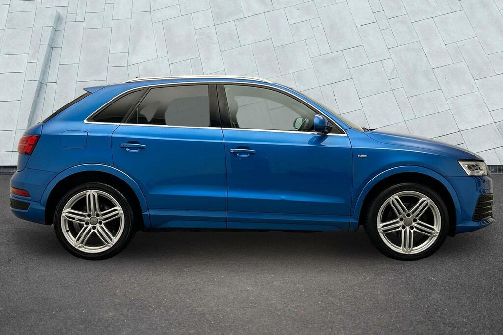 Audi Q3 2.0 Tdi S Line Plus S Tronic Quattro Euro 6 Ss BV16HPX Blue #3