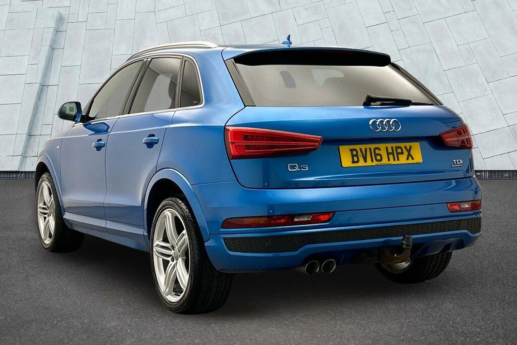 Audi Q3 2.0 Tdi S Line Plus S Tronic Quattro Euro 6 Ss BV16HPX Blue #2