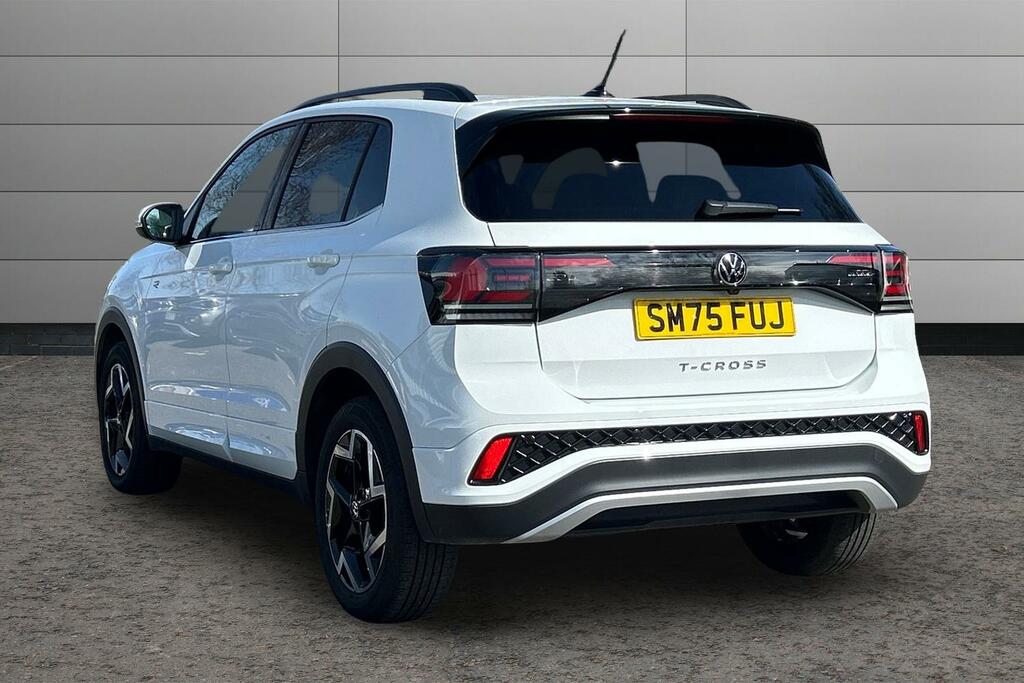 Volkswagen T-Cross 1.0 Tsi 115 R-line SM75FUJ White #3