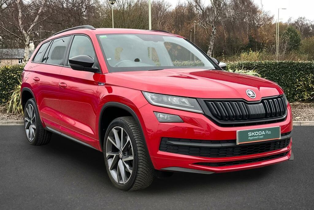 Skoda Kodiaq 2.0 Tsi 190 Sport Line 4X4 Dsg 7 Seat Red