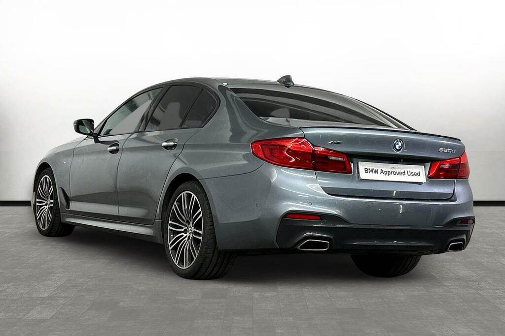 BMW 5 Series 520D Xdrive M Sport Saloon SW18UUR Blue #2