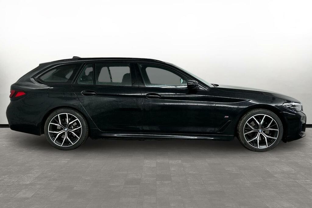 BMW 5 Series 520D M Sport Touring SV72VUF Black #3