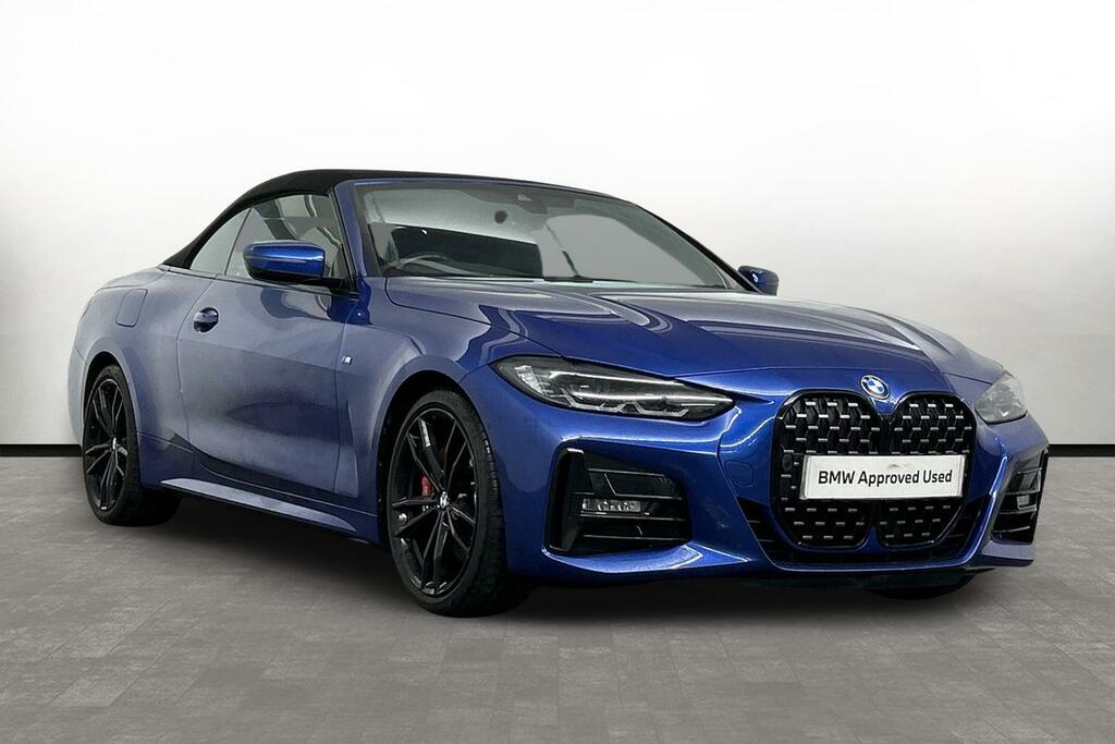 BMW 4 Series 420D M Sport Convertible Blue