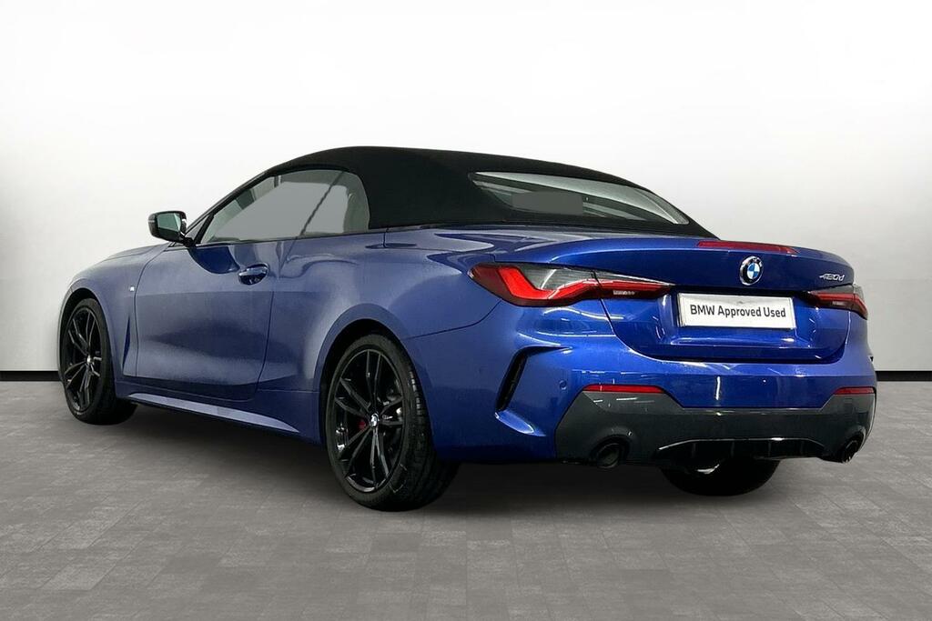 BMW 4 Series 420D M Sport Convertible ST23FXA Blue #2