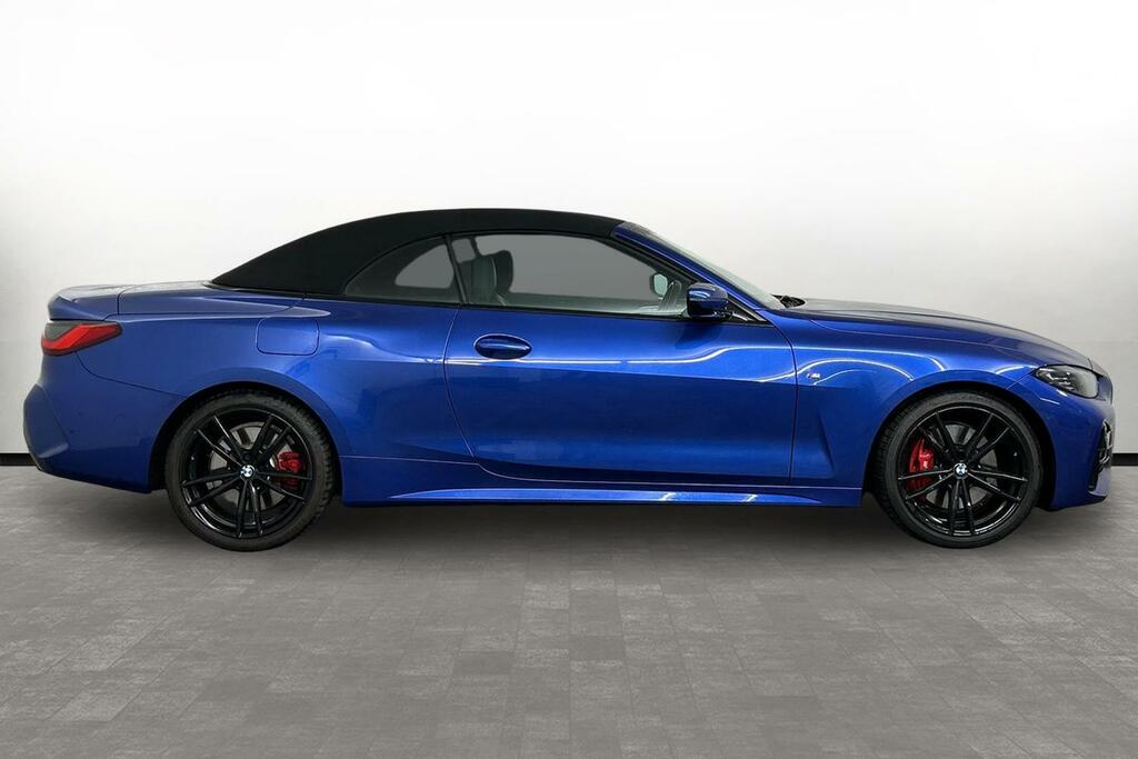 BMW 4 Series 420D M Sport Convertible ST23FXA Blue #3
