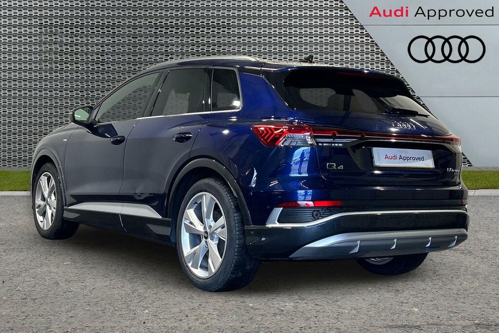 Audi Q4 E Tron Q4 S Line 50 E-tron Quattro 220,00 Kw SW23VSZ Blue #3