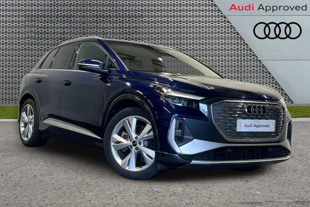 Audi Q4 E Tron Q4 S Line 50 E-tron Quattro 220,00 Kw Blue