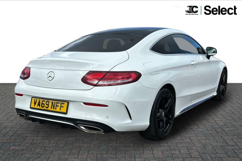 Mercedes-Benz C Class 1.5 C200 Mhev Amg Line G-tronic Euro 6 Ss VA69NFF White #2
