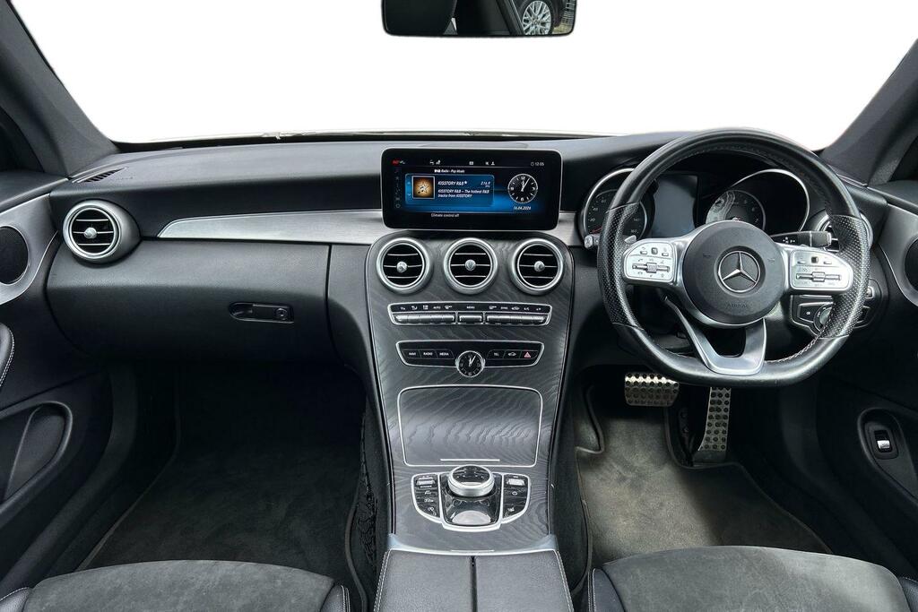 Mercedes-Benz C Class 1.5 C200 Mhev Amg Line G-tronic Euro 6 Ss VA69NFF White #5