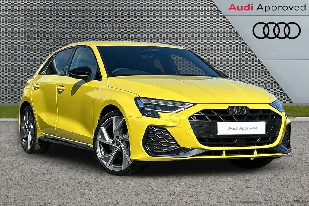 Audi A3 Black Edition Tfsi 150 Ps S Tronic Yellow