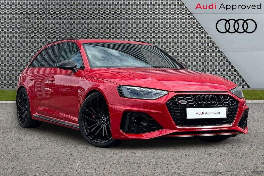 Audi RS4 Avant Rs 4 Avant Carbon Black 450 Ps Tiptronic Red
