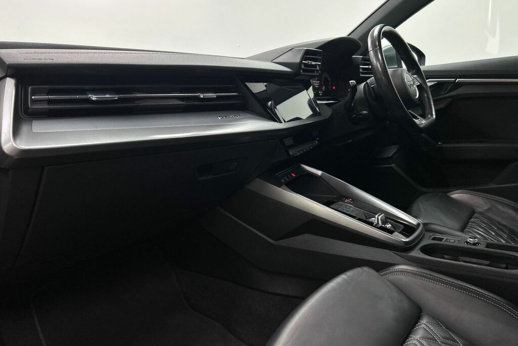 Audi S3 2.0 Tfsi Sportback S Tronic Quattro Euro 6 Ss 5 ML21GKJ Black #6