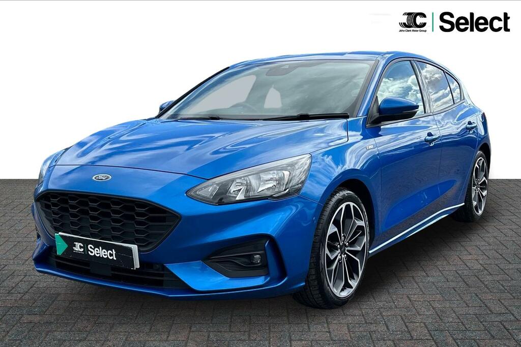 Ford Focus 1.0T Ecoboost St-line X Euro 6 Ss SV69RNE Blue #3