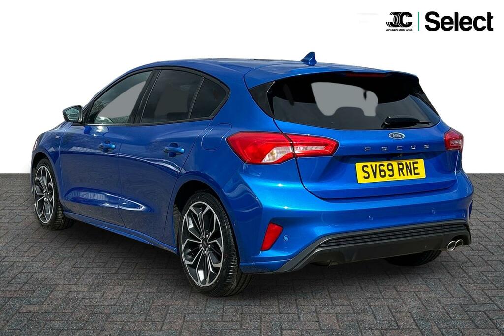 Ford Focus 1.0T Ecoboost St-line X Euro 6 Ss SV69RNE Blue #4