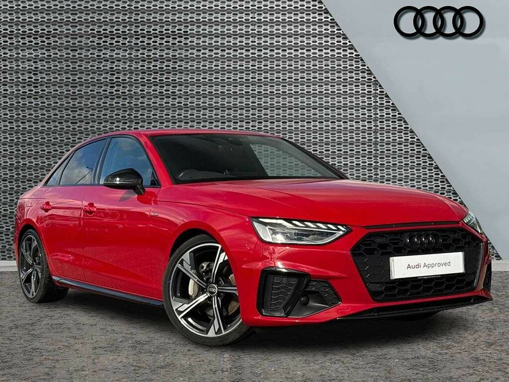 Audi A4 Black Edition 40 Tfsi 204 Ps S Tronic Red