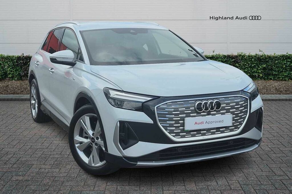 Audi Q4 E Tron S Line 45 White