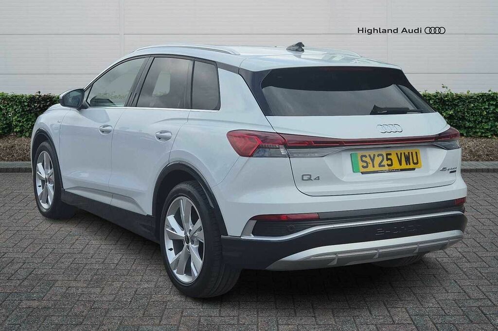 Audi Q4 E Tron S Line 45 SY25VWU White #3