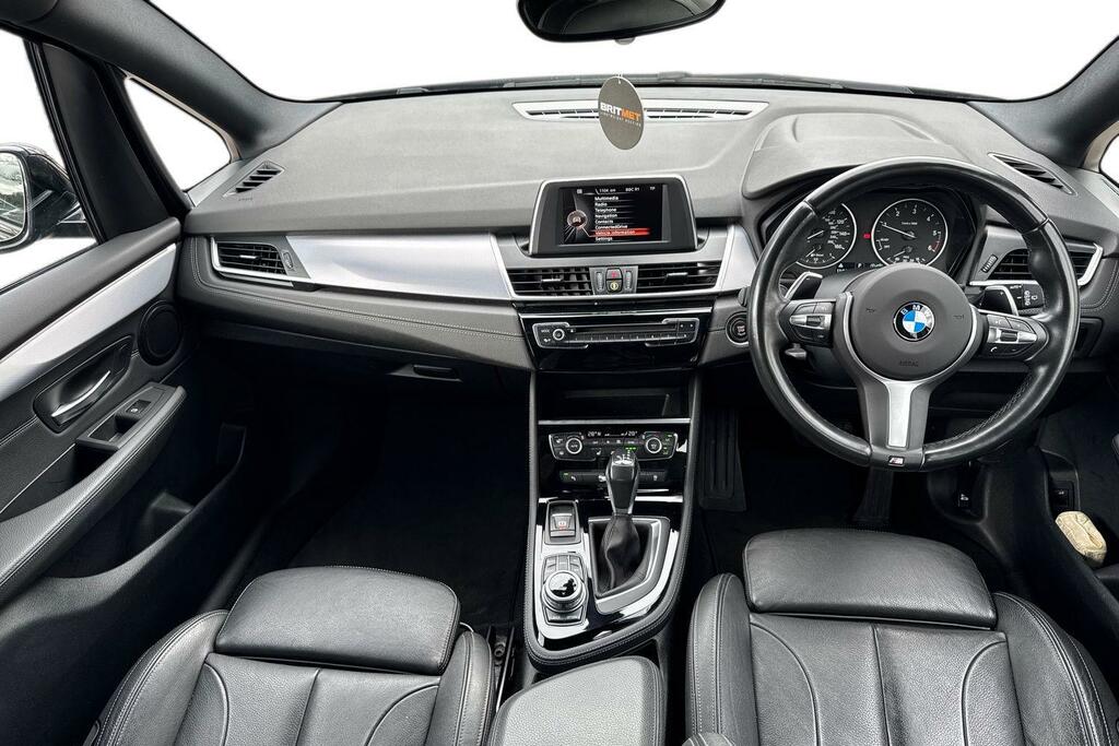 BMW 2 Series 2.0 218D M Sport Euro 6 Ss ST17YNL Black #5