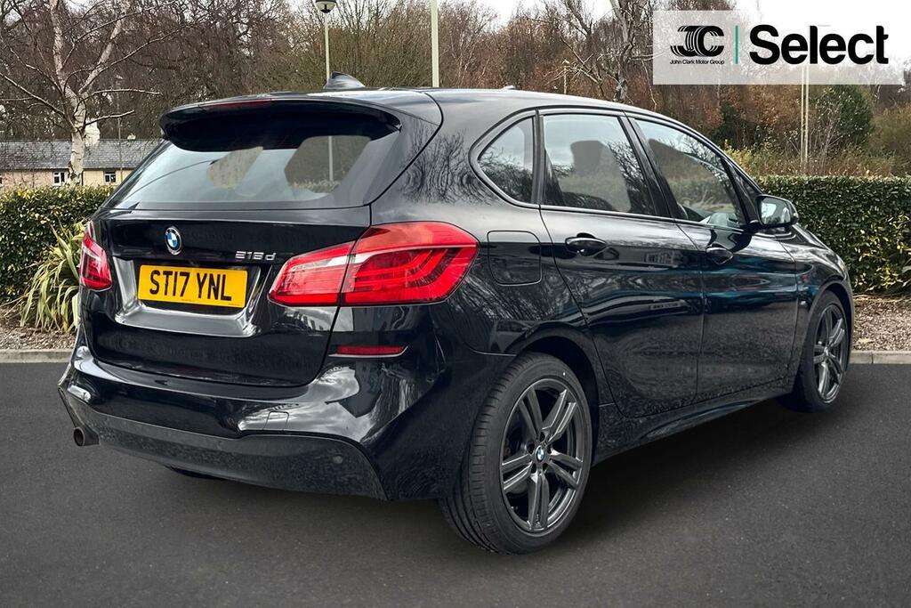 BMW 2 Series 2.0 218D M Sport Euro 6 Ss ST17YNL Black #2