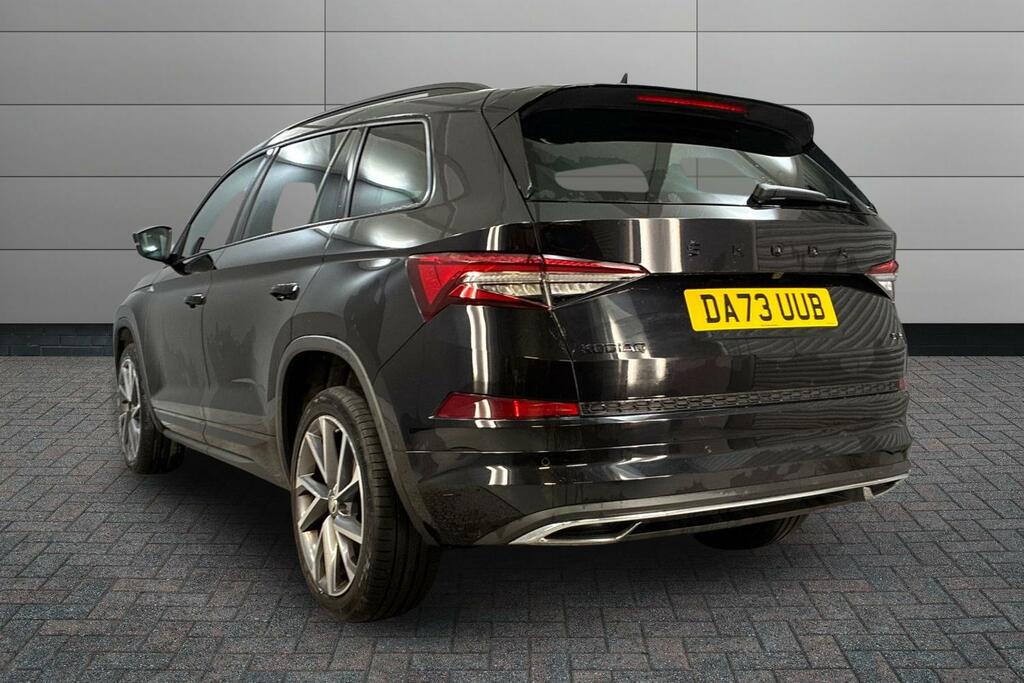 Skoda Kodiaq 2.0 Tdi 200 Sport Line 4X4 Dsg 7 Seat DA73UUB Black #3