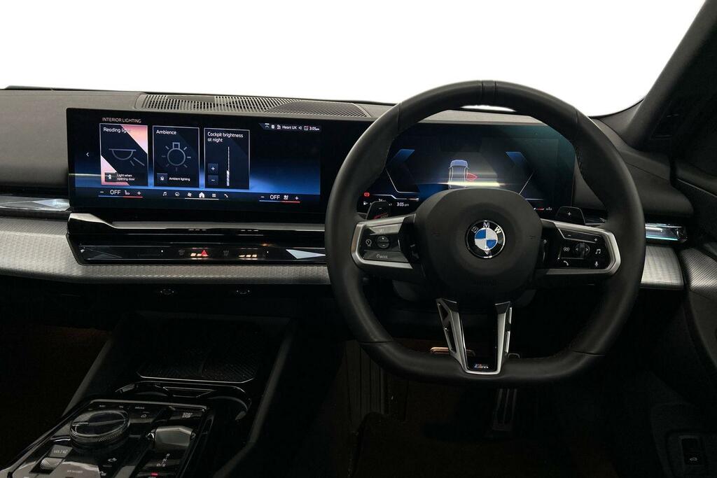 BMW 5 Series 520I M Sport Saloon SV75YPC Grey #5