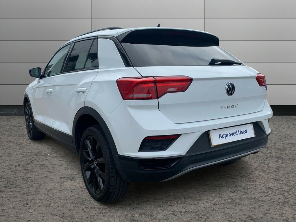 Volkswagen T-Roc 1.0 Tsi 110 Black Edition SM70EUH White #3