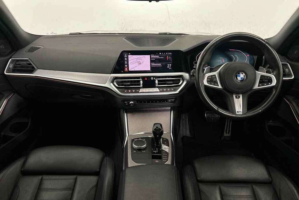 BMW 3 Series 320D Xdrive M Sport Saloon SV69JKK Black #4