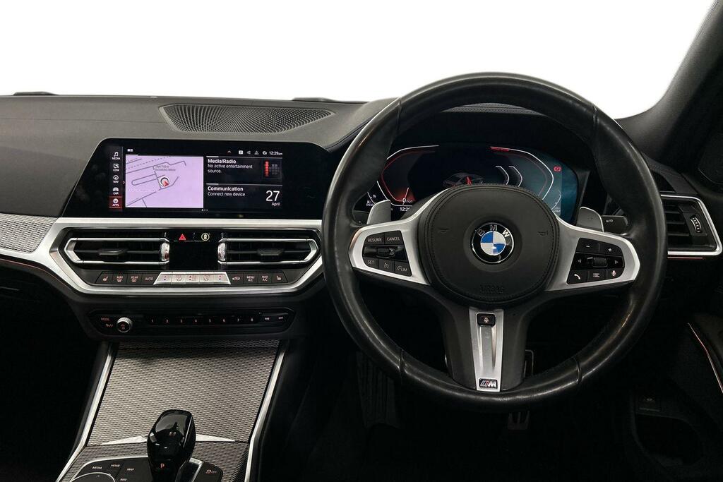 BMW 3 Series 320D Xdrive M Sport Saloon SV69JKK Black #5