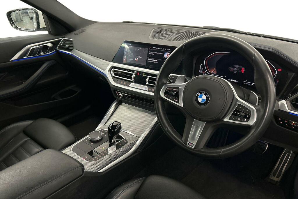 BMW 4 Series Gran Coupe 420D M Sport Coupe White #6
